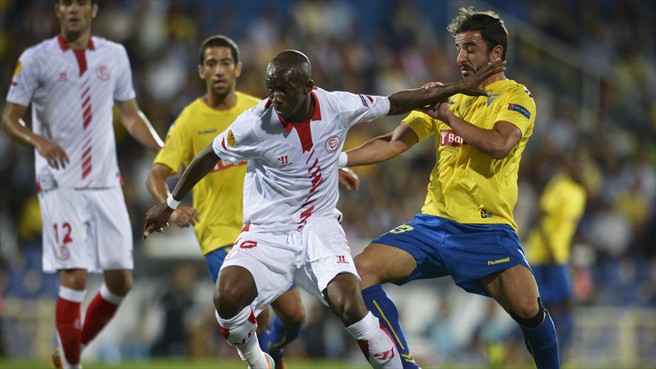Stéphane Mbia lors d'un match de Liga